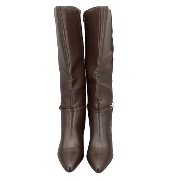 NEW Karen Scott Women’s Freyln Comfort Insole Knee High Boots Brown Size 5M - Picture 4 of 10
